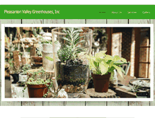 Tablet Screenshot of pleasantongreenhouses.com